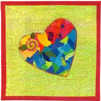 Confetti Heart #2 - Laura Wasilowski 202//203
