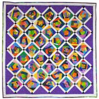 Scrapy Lap Quilt 202//202
