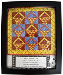 Framed Quilt: Baskets Miniature Quilt 202//240