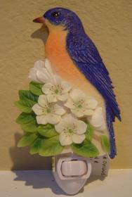 Bluebird & Cherry Blossom Night Light 188//280
