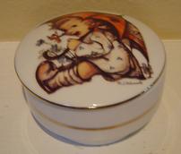 M.J. Hummel Umbrella Girl Trinket Box 202//172