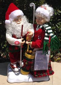 Golfing Santa & Mrs Claus 201//280