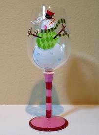 Snowman Christmas Stemware 202//274