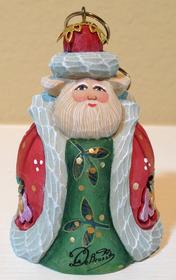 G. DeBrekht Hand Painted Santa Ornament 176//280