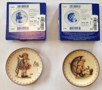 2 Hummel Mini Annual Plates 1980 and 1981 202//179