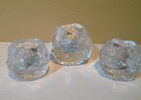 Kosta Boda Snowball Candle Holders 202//143