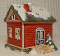 Goebel Red House with Tea Light 202//189