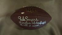 Gayle Sayers Football autographed 202//114