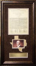 Texas Declaration of Independence- Sam Houston 155//280
