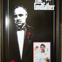 Godfather with Al Pacino autographed 202//202
