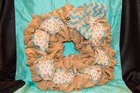 burlap wreath 202//135