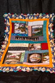 Patchwork Quilt Lighthouse Wallhanging 187//280