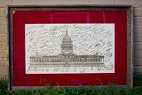 Print of Texas State Capital 202//135