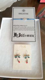 Bracelet & earrings set 158//280