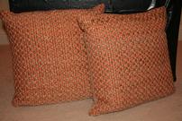 Two Orange Pillows 202//135