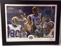 Autographed Kurt Warner Super Bowl Framed Picture 202//154