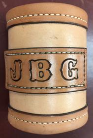 Custom Hand Tooled Koozies (4) 189//280