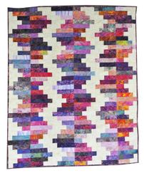 Purple Chevron Quilt 202//243