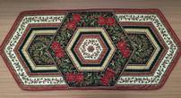 Christmas Table Runner with Center Medallion