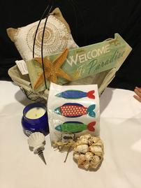 Beach Basket and West End Gallery Gift Certificate 202//269