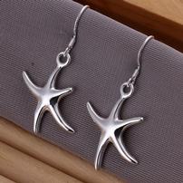 Sterling Silver Starfish Earrings 202//202