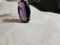 Amethyst Pendant with Sterling Silver Collar 202//151