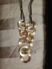 Fashion Gold Circle Necklace 202//269