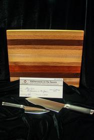 KITCHENWARES Knives and cutting board and cooking class 187//280