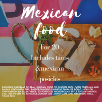 Mexican Fiesta food for 20 202//202
