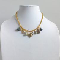 Tassels and Stones Collar Necklace 202//202