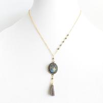 Labradorite Tassel Y-Necklace 202//202