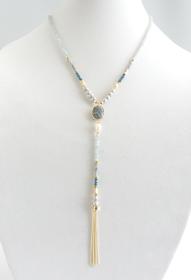 Maggie Blue Y-Necklace 191//280