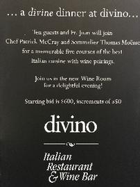 A Divine Dinner at divino Italian Restaurant and Wine Bar 202//269