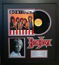 Bon Jovi Vintage Album With Signed Photo 202//224