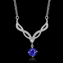 Elegant Sapphire Necklace 202//202