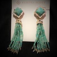 Kendra Scott - Misha Earrings in Amazonite 202//200