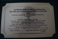 Willow Creek Golf Club 202//135