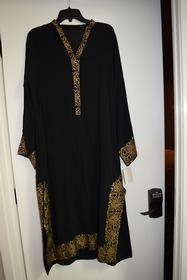 Black and Gold Kaftan 187//280