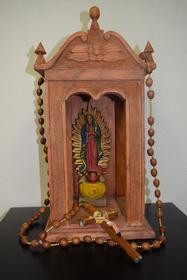 Wall Shrine, Madonna, and Rosary 187//280