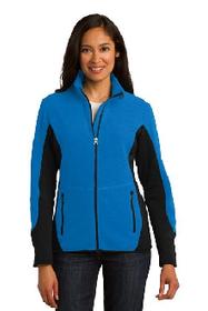 Ladies Blue/Black R-Tek Pro Fleece Full Zip Jacket (size M) 187//280