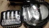 Black and White Stripe Travel Set/Shoe Bags 202//117