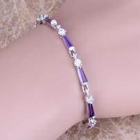 Amethyst Link Bracelet 202//202