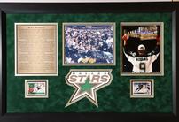 Dallas Stars 25th Anniversary and Signed Mike Modano Memorbilia 202//138