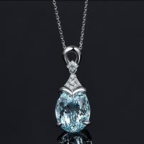 Aquamarine Vintage Necklace 202//202