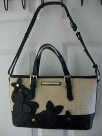 Brahmin in Black & Cream 202//269