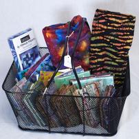 Fabric Basket of Batiks 202//202