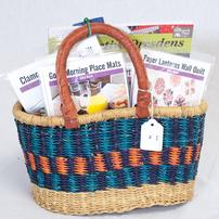 Ghana Basket with Book & 4 Piece Packs 202//202