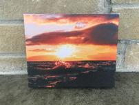 Mtd. Photo - 8"x10", Sunset Over the Ocean by Katherine Timmons 202//152