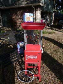 Vintage Popcorn popper on stand 202//269