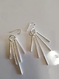 Sterling Silver Wind Chime Earrings 202//269